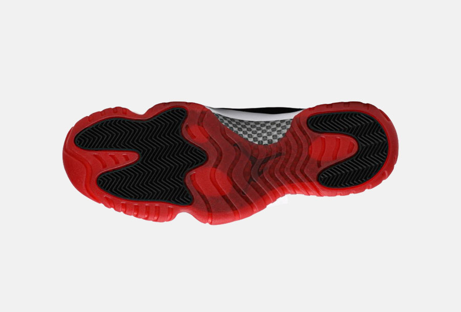 Jordan 11 clearance bred sole