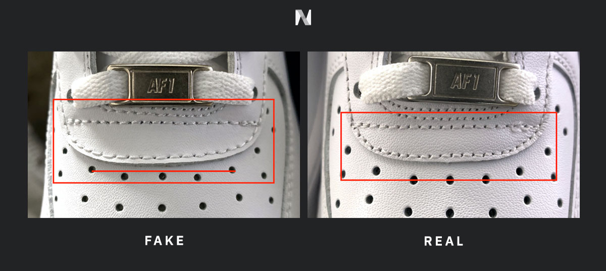 How to Spot Fake Sneakers: Air Force 1 - Novelship