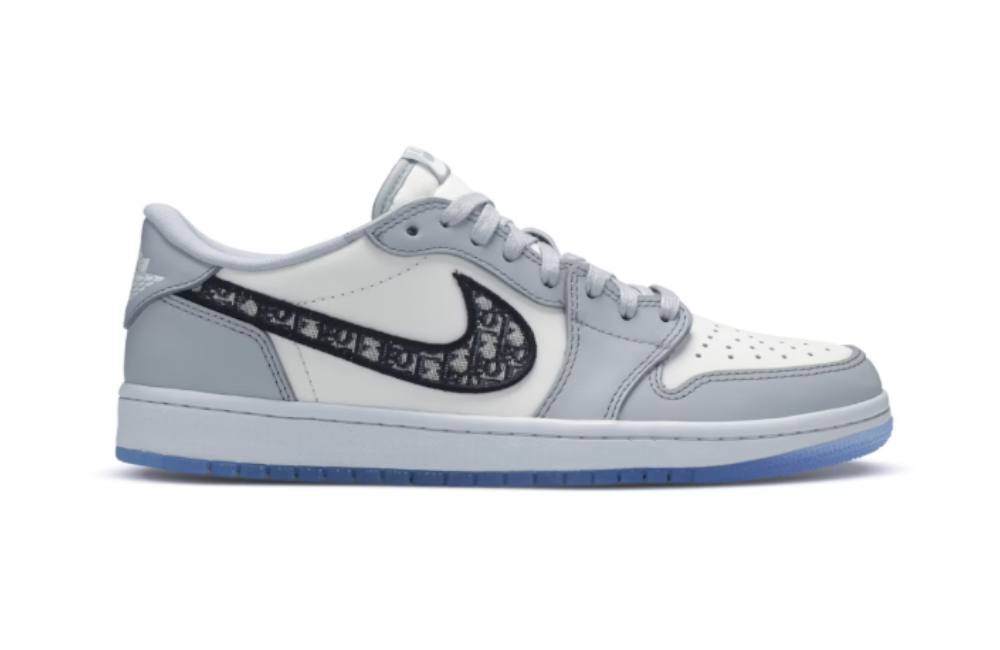 Dior x Air Jordan 1 Low 'Wolf Grey'