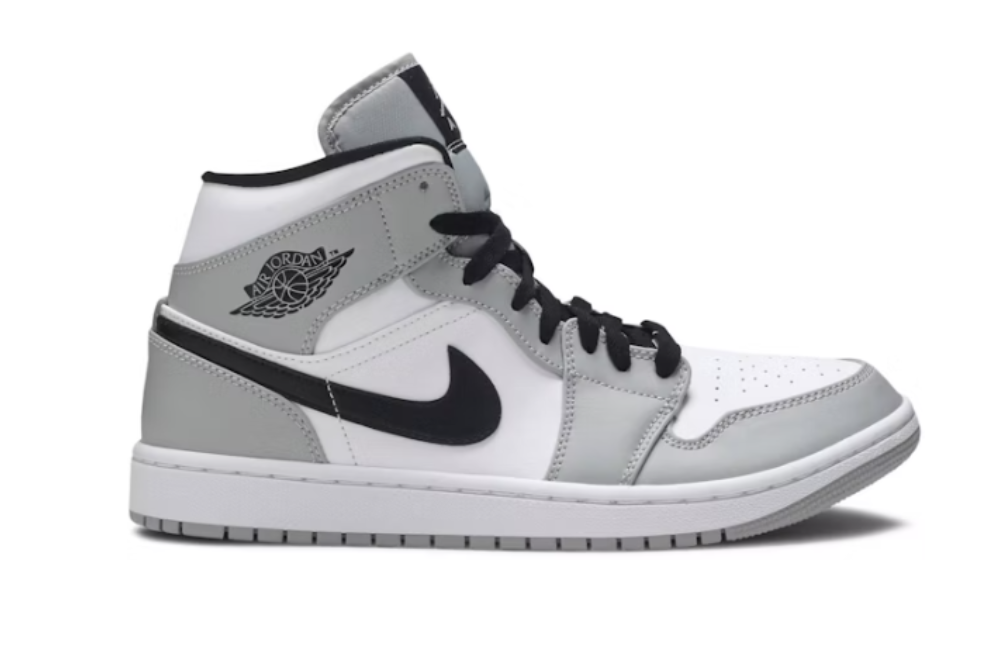 Air Jordan 1 Mid 'Light Smoke Grey'
