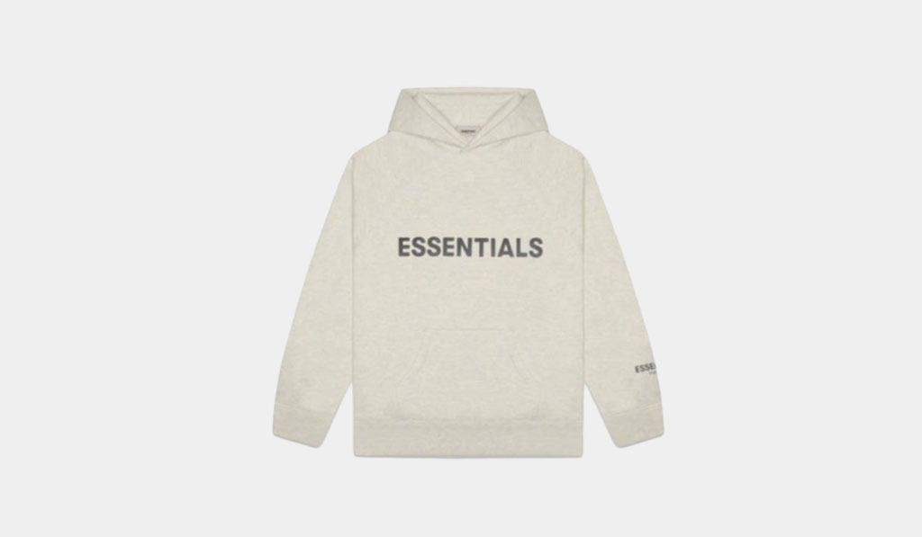 Fear of God 3D Silicon Applique Pullover Hoodie Oatmeal Heather