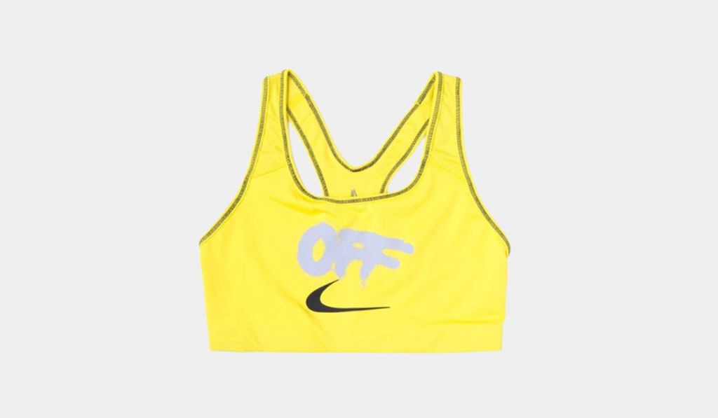 Off-White x Nike Women's Sports Bra Opti Yellow