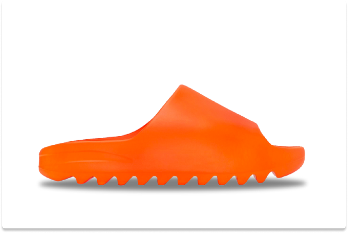 ADIDAS YEEZY SLIDES 'ENFLAME ORANGE'