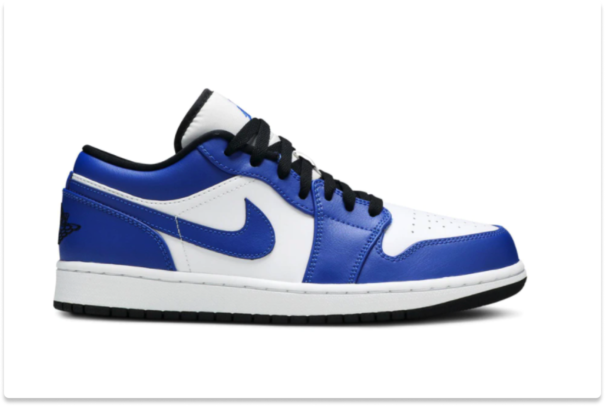 AIR JORDAN 1 LOW 'GAME ROYAL'