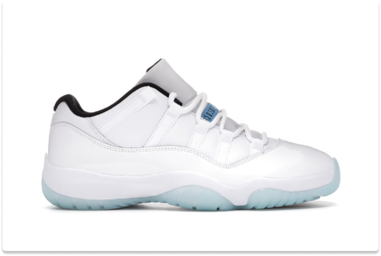 AIR JORDAN 11 RETRO LOW 'LEGEND BLUE'