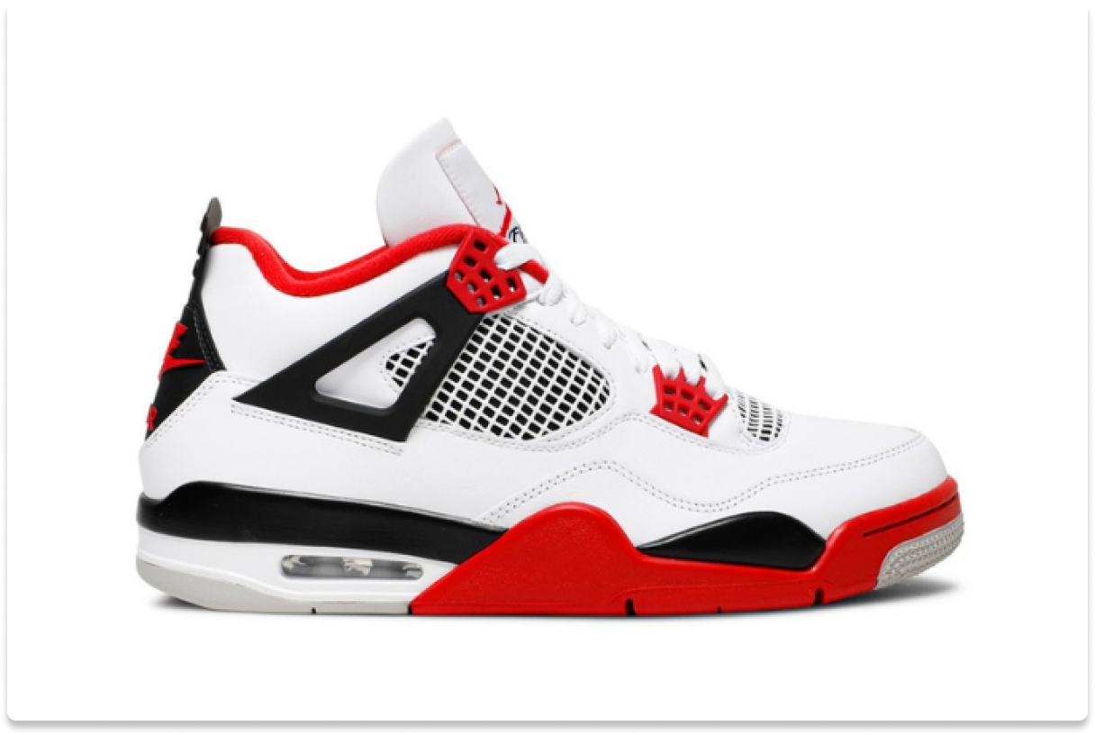 AIR JORDAN 4 RETRO OG 'FIRE RED' 2020