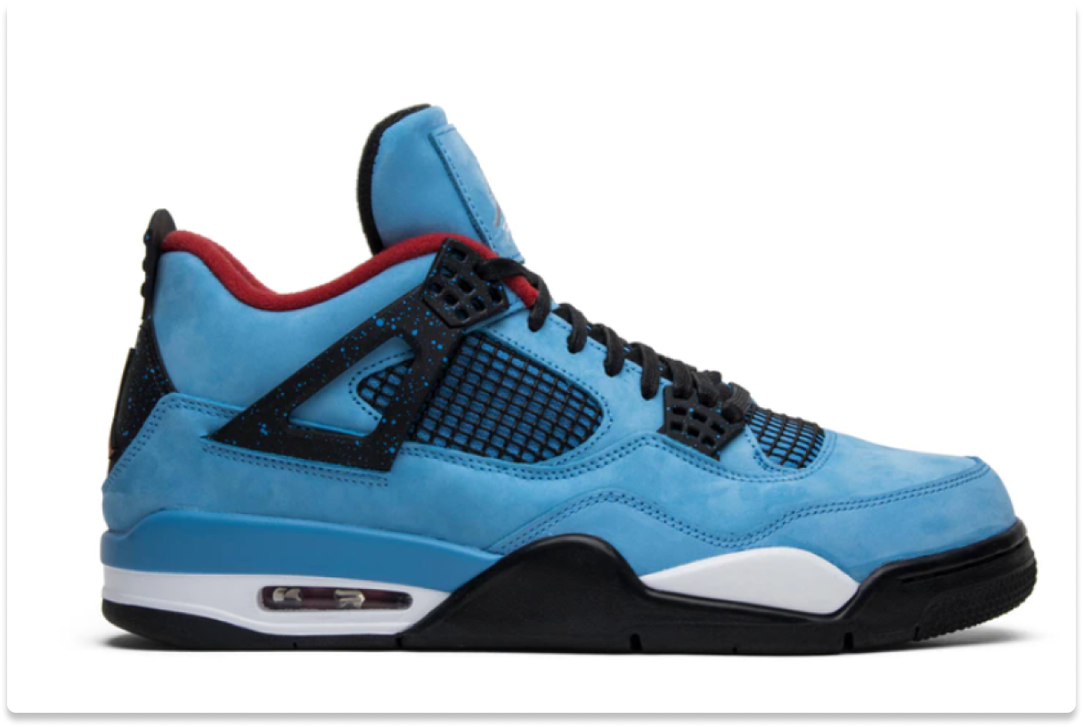 TRAVIS SCOTT X AIR JORDAN 4 RETRO _CACTUS JACK_ [ALSO WORN BY CRISTIANO RONALDO]