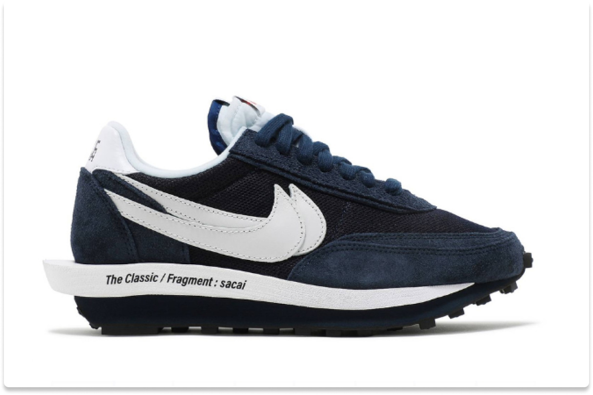 FRAGMENT DESIGN X SACAI X NIKE LDV WAFFLE 'BLUE VOID'