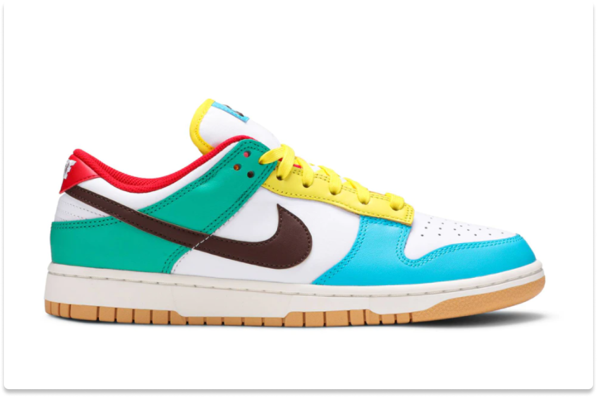 NIKE DUNK LOW SE _FREE.99 ‑ WHITE_