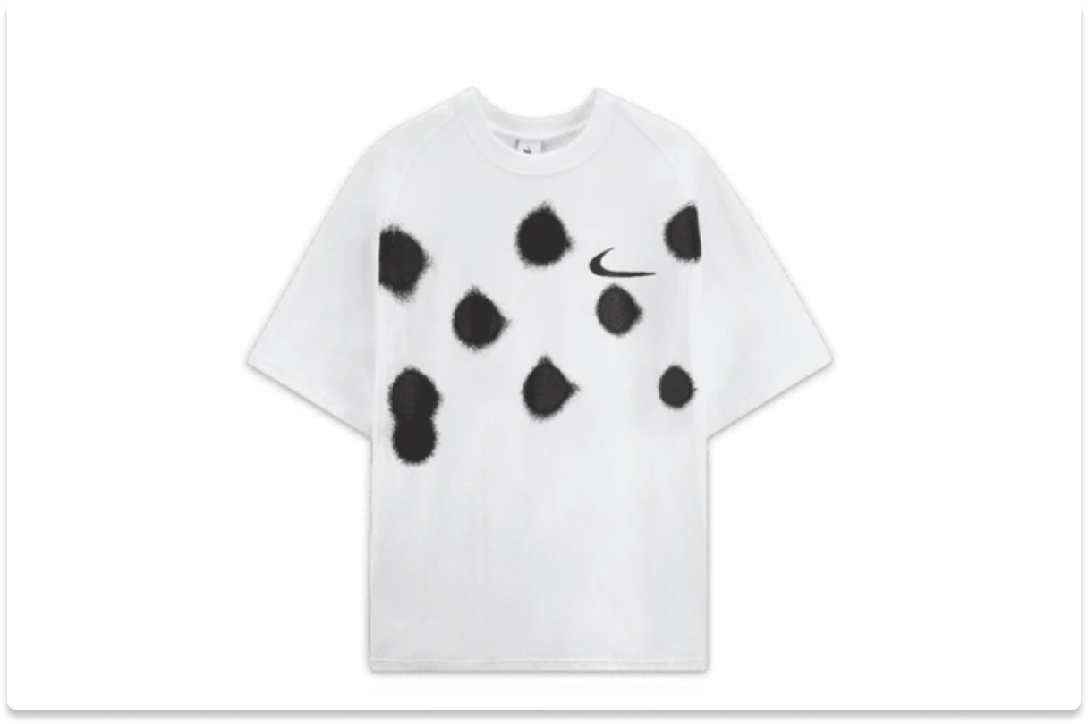 OFF‑WHITE X NIKE SPRAY DOT T‑SHIRT 'WHITE'