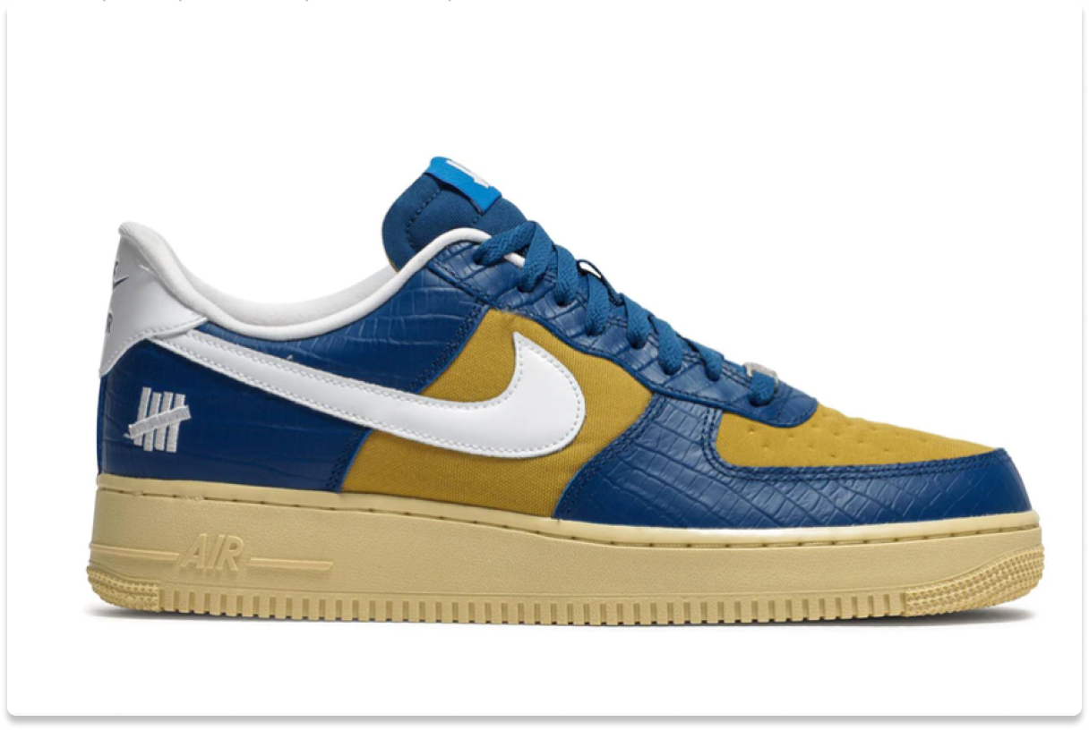 UNDEFEATED X NIKE AIR FORCE 1 LOW SP 'DUNK VS AF1'