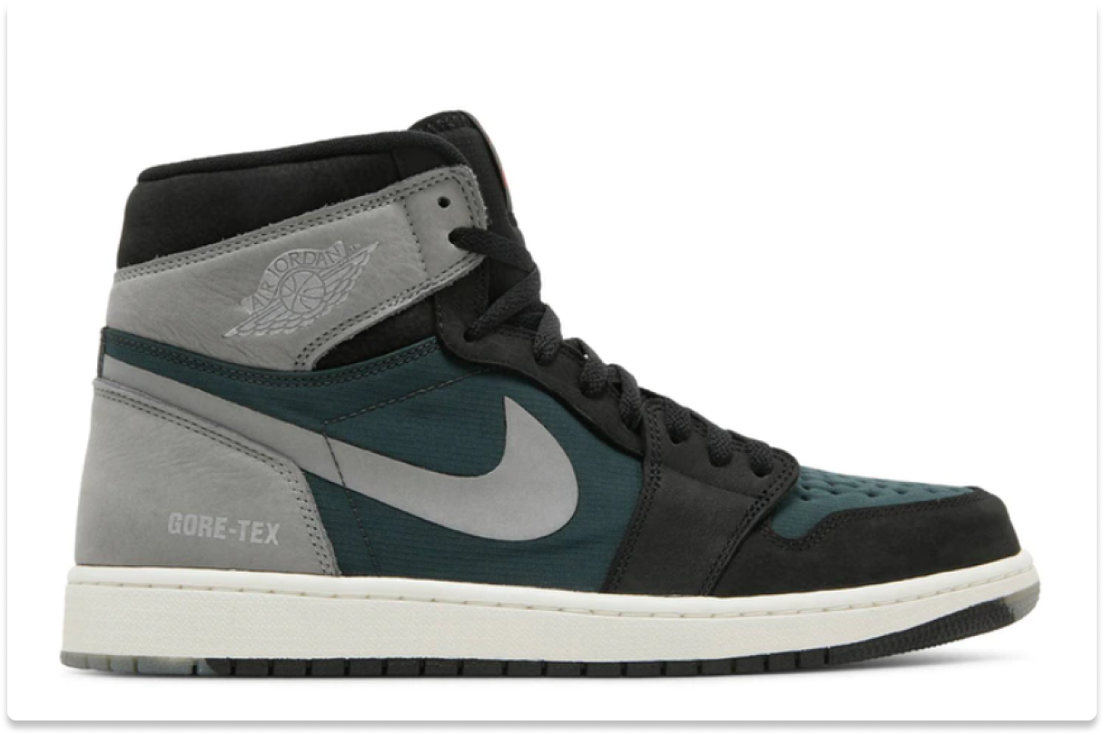 AIR JORDAN 1 HIGH ELEMENT GORE‑TEX 'BLACK PARTICLE GREY'