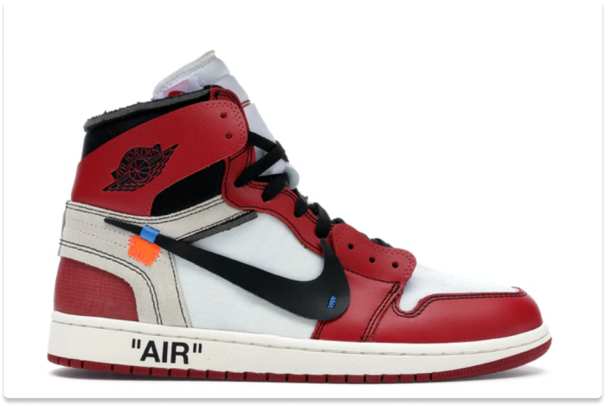 OFF‑WHITE X AIR JORDAN 1 RETRO HIGH OG 'CHICAGO'