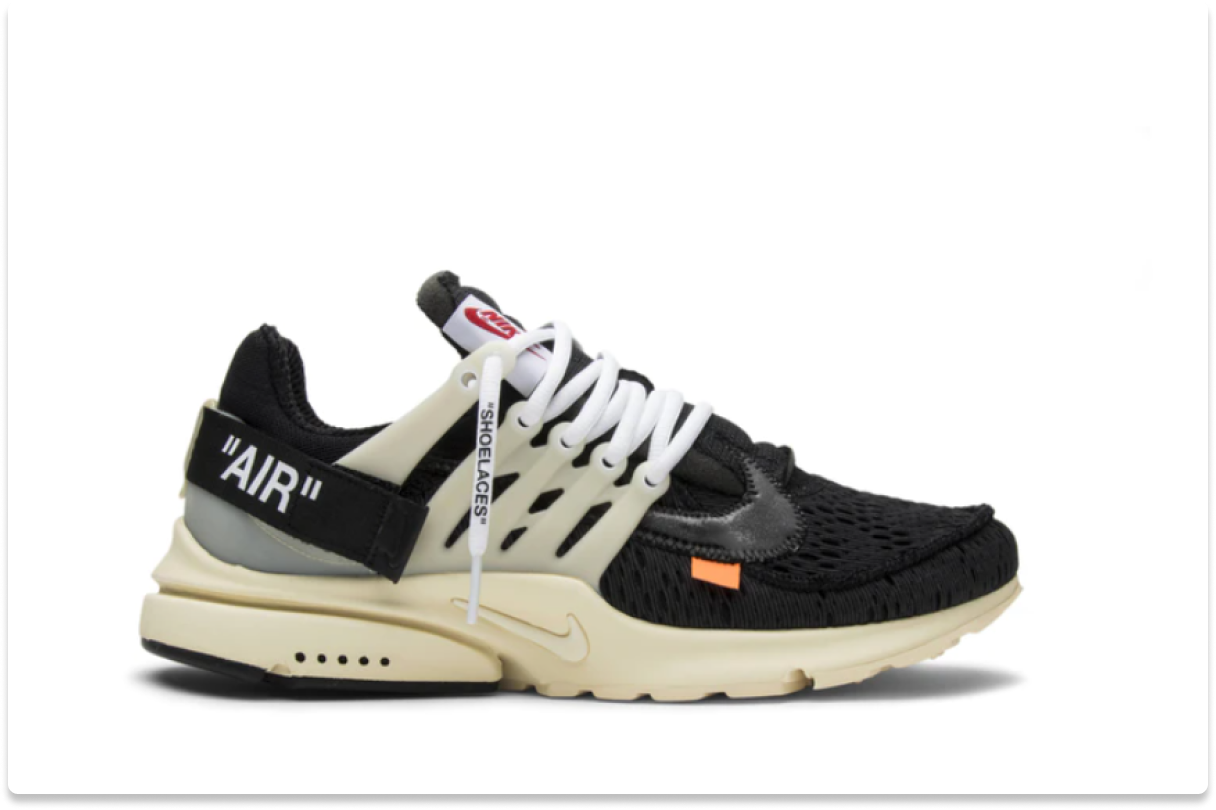 OFF‑WHITE X NIKE AIR PRESTO 'THE TEN'