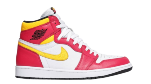 AIR JORDAN 1 RETRO HIGH OG 'LIGHT FUSION RED'