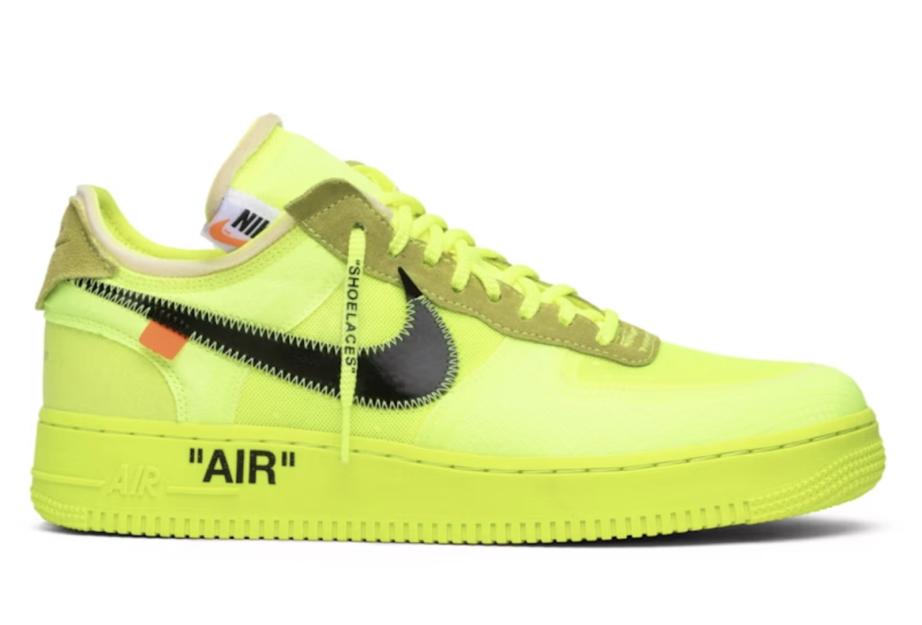 Off‑White x Nike Air Force 1 Low 'Volt'