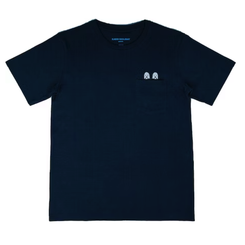 KAWS Holiday Japan Pocket T‑Shirt Navy