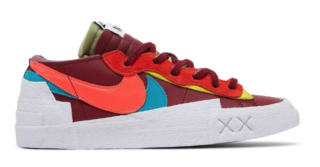 KAWS x sacai x Nike Blazer Low 'Team Red' DM7901‑600