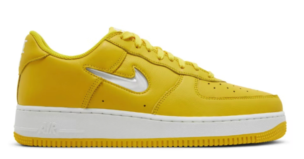 Nike Air Force 1 Jewel 'Color of the Month ‑ Yellow' FJ1044‑700