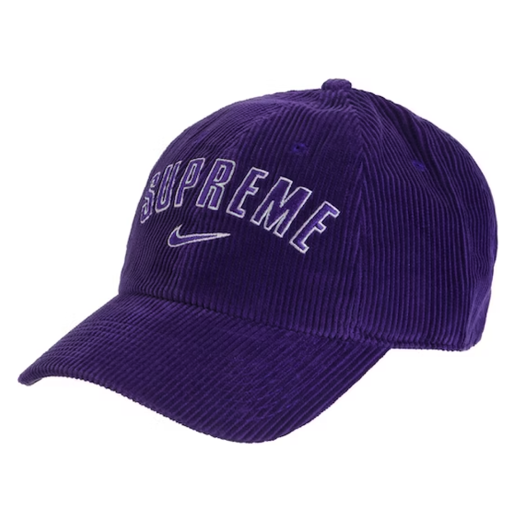 Supreme x Nike Arc Corduroy 6‑Panel Purple