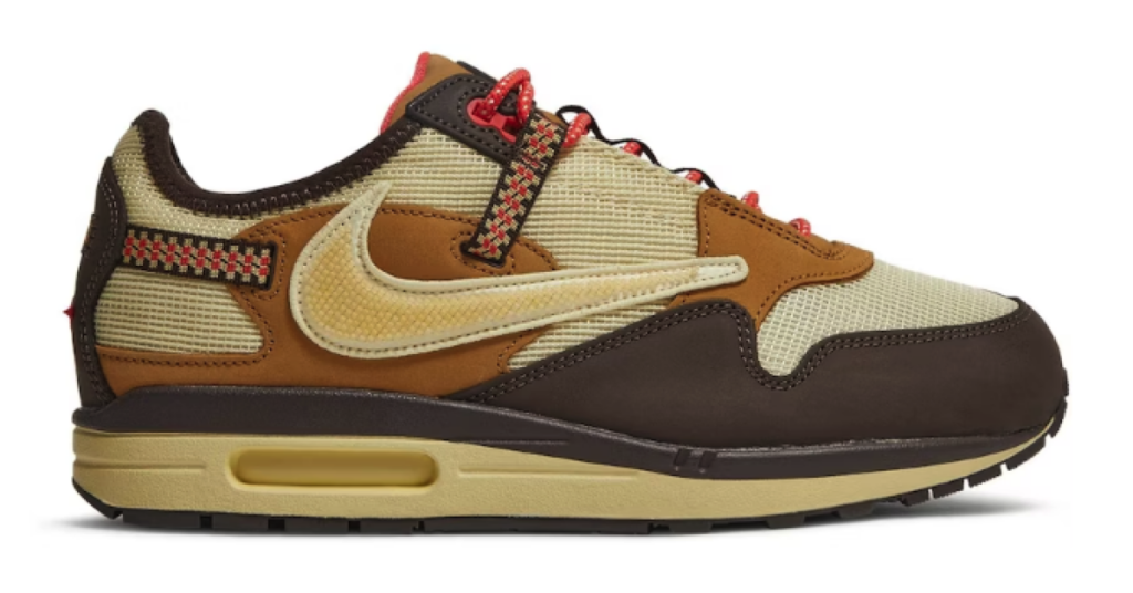Travis Scott x Nike Air Max 1 'Baroque Brown' DO9392‑200