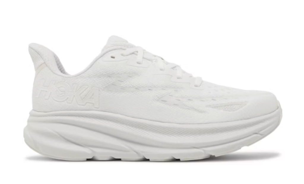 HOKA Clifton 9 'Triple White' 1127895‑WWH