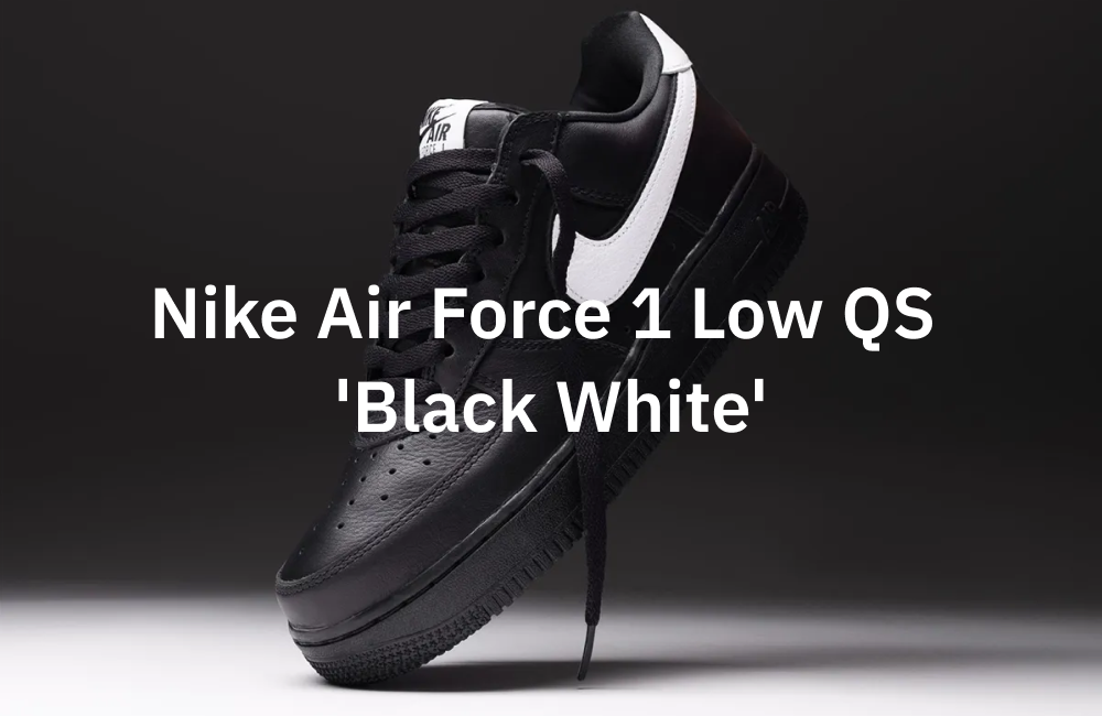 Inside the Nike Air Force 1 Low Retro QS 'Black White' CQ0492‑001