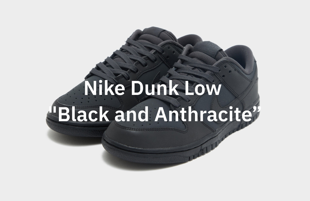 Nike's Latest Drop: Dunk Low 'Black and Anthracite' FZ3781-060 Review -  Novelship News