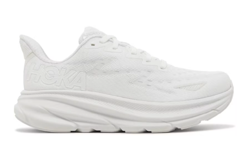 HOKA Clifton 9 'Triple White' 1127896‑WWH