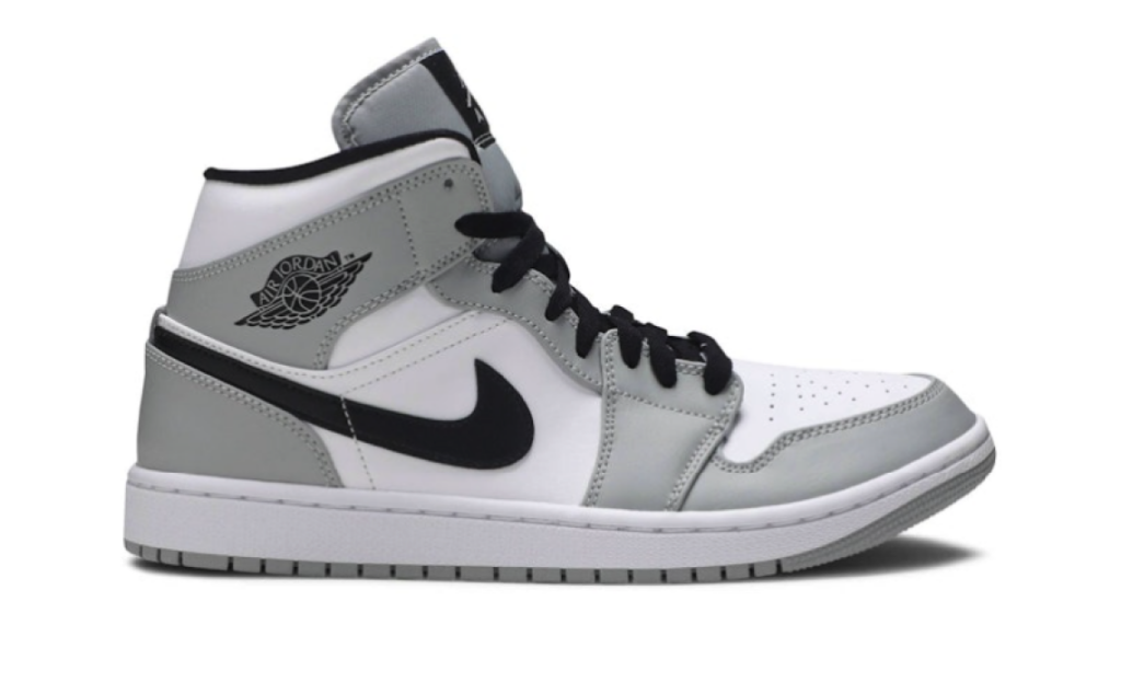Air Jordan 1 Mid 'Light Smoke Grey' 554724‑092