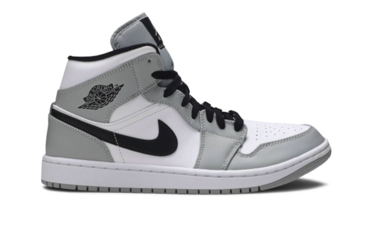 Air Jordan 1 Mid 'Light Smoke Grey' 554724‑092