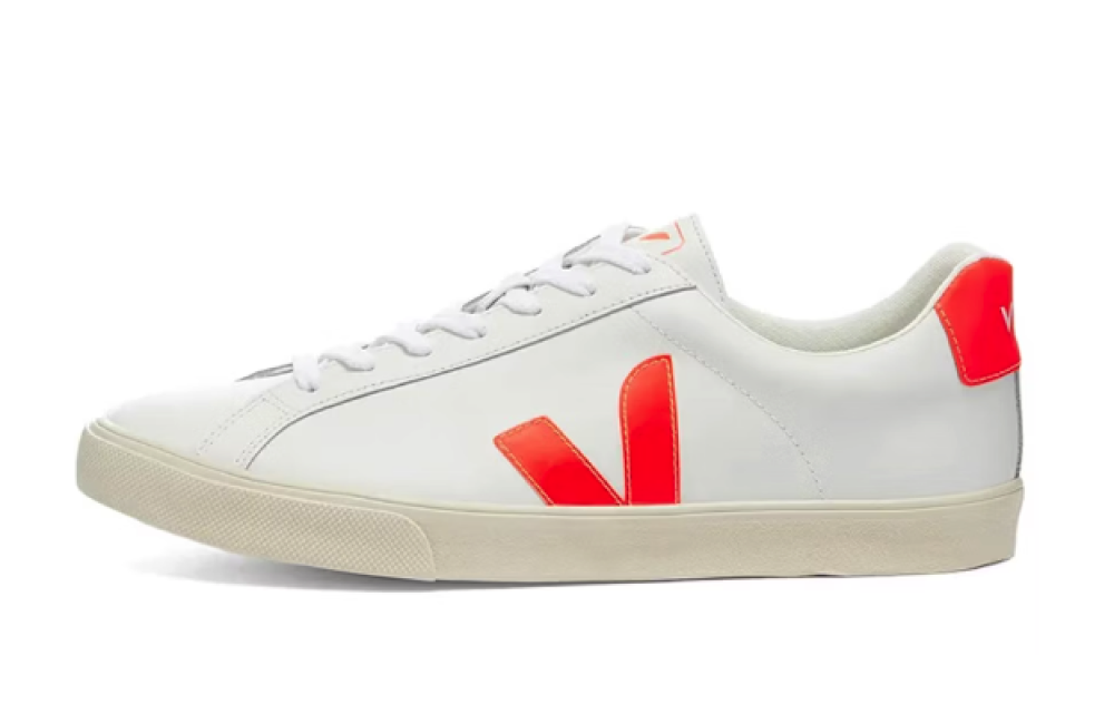 VEJA Esplar Lace‑Up 'White Orange Flou'