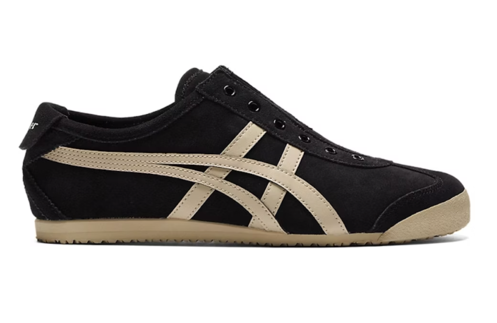 Onitsuka Tiger Mexico 66 Slip On, heritage unisex sneakers in leather and suede