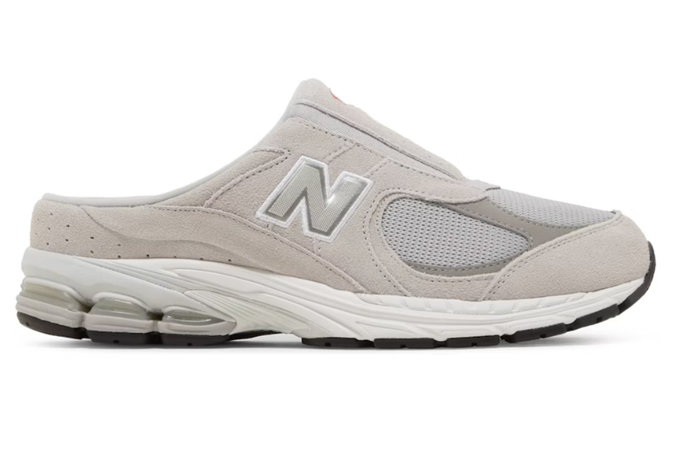 New Balance 2002R Mule, casual and chic slip on sneaker with a retro runner vibe