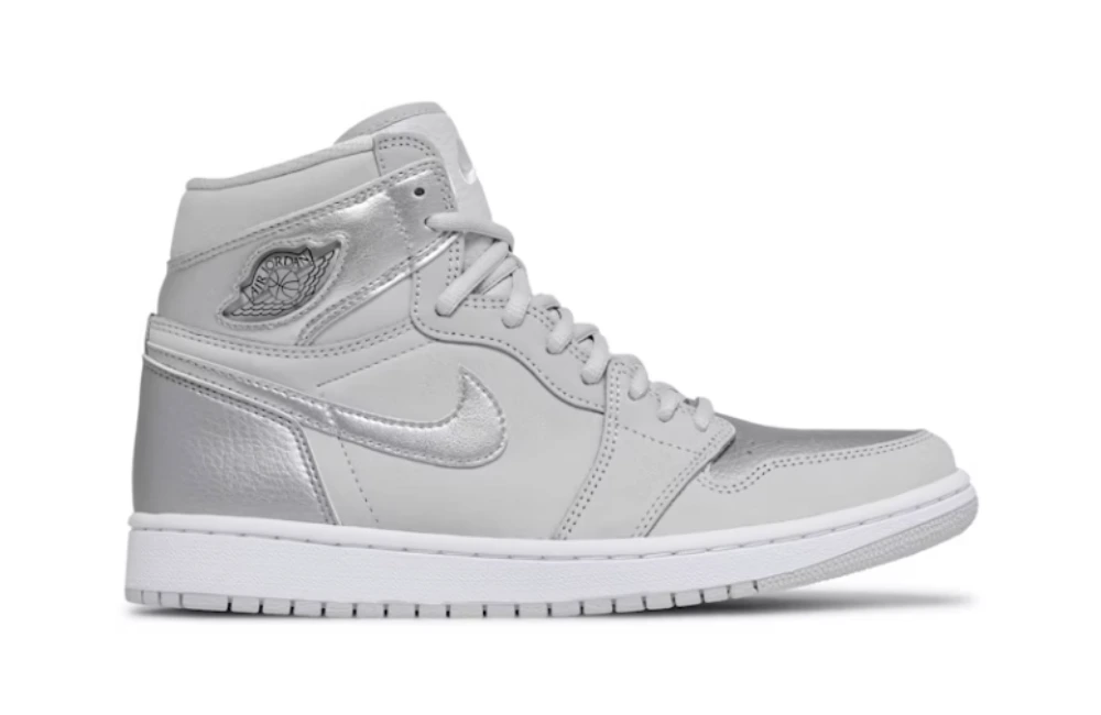 Air Jordan 1 Retro High OG CO.JP 'Metallic Silver / Neutral Grey' 2020