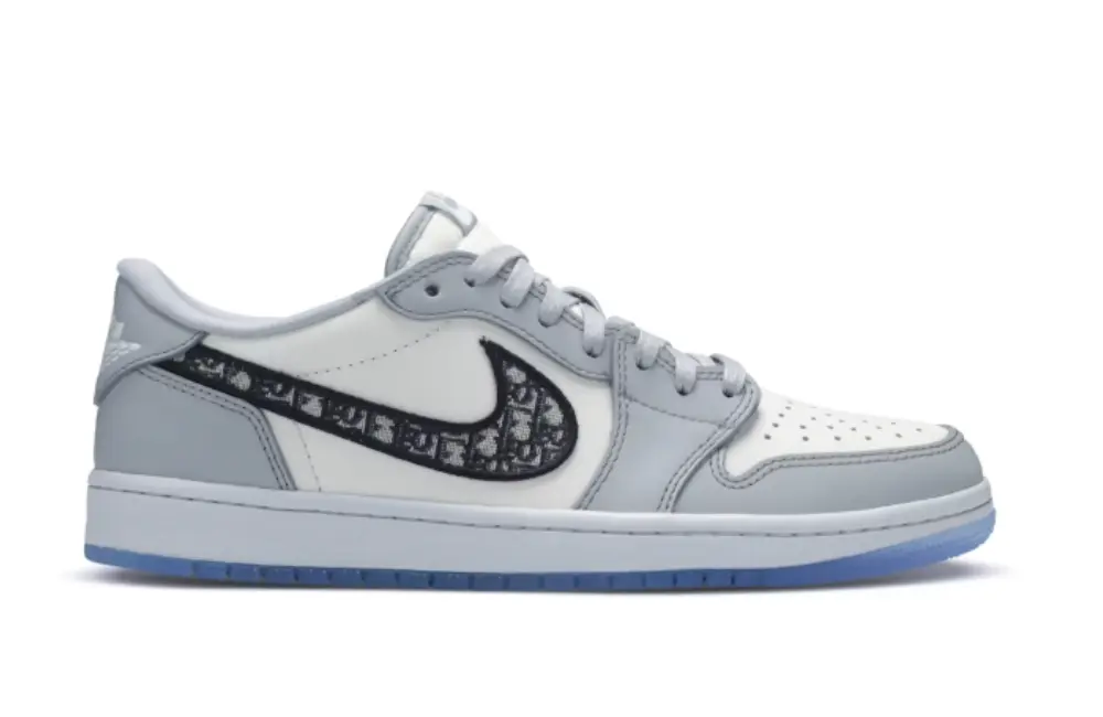 Dior x Air Jordan 1 Low 'Wolf Grey'