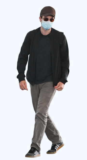 Robert Pattinson in Black Sambas