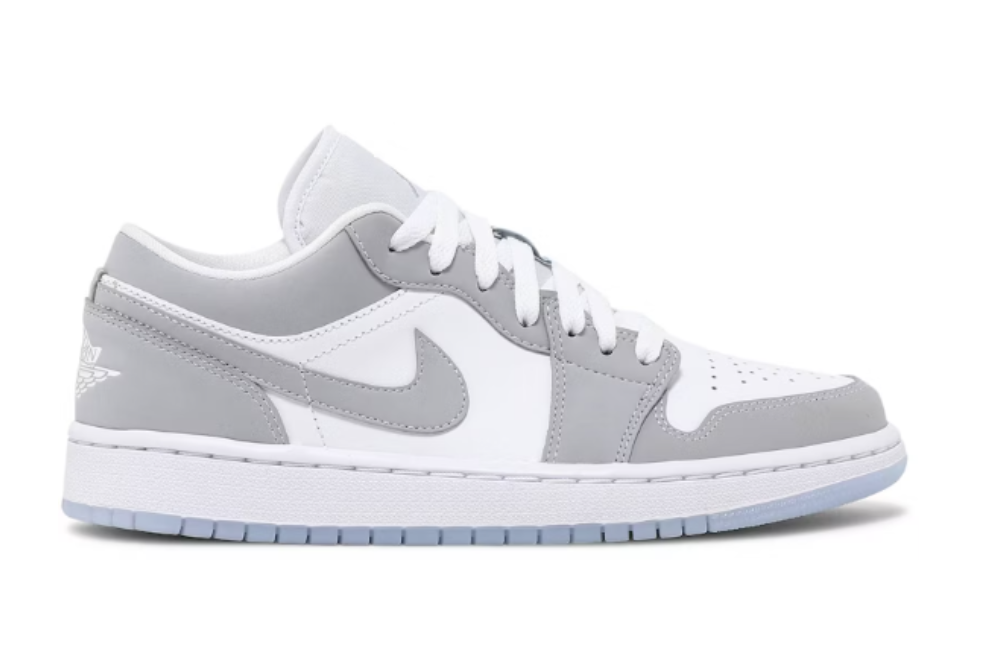 (Woman) Air Jordan 1 Low 'White Wolf Grey