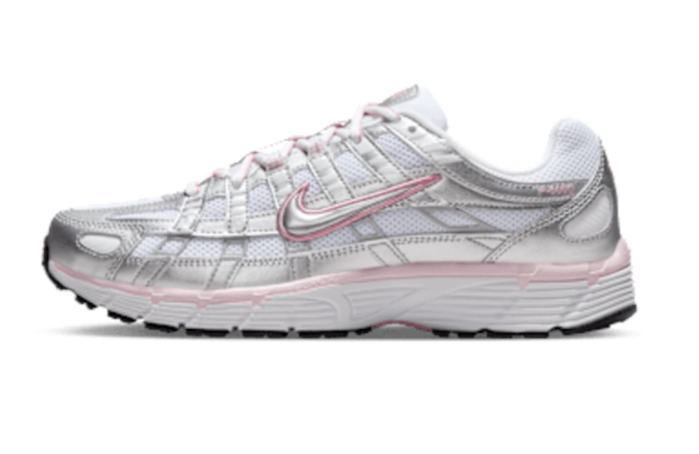 Nike P-6000 'White/Elemental Pink/Black/Metallic Silver'
