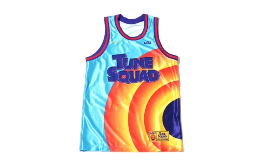 Nike LeBron x Space Jam Tune Squad Jersey 'Light Blue Fury'