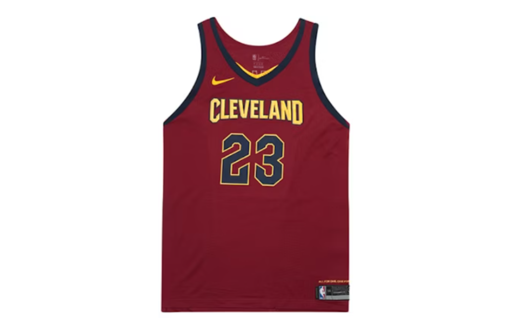 Nike x NBA Cavaliers LeBron James Jersey Player Edition Red No. 23 Sleeveless Jersey