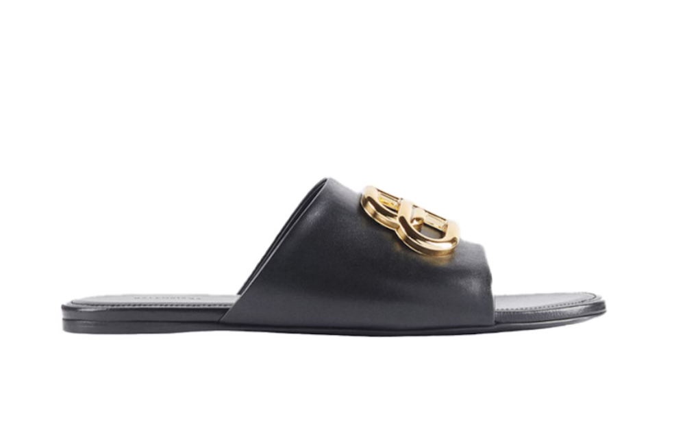 (Women) Balenciaga Oval Mules Black