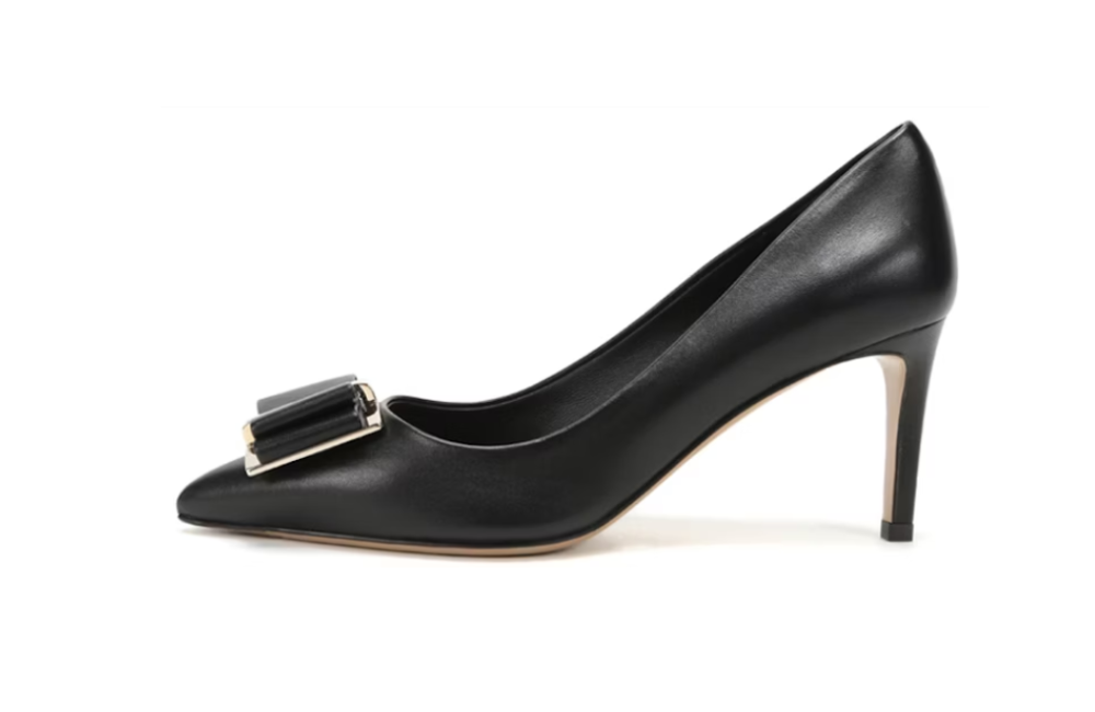 (Women) FERRAGAMO Zeri 70 'Double Bow Pump Black'