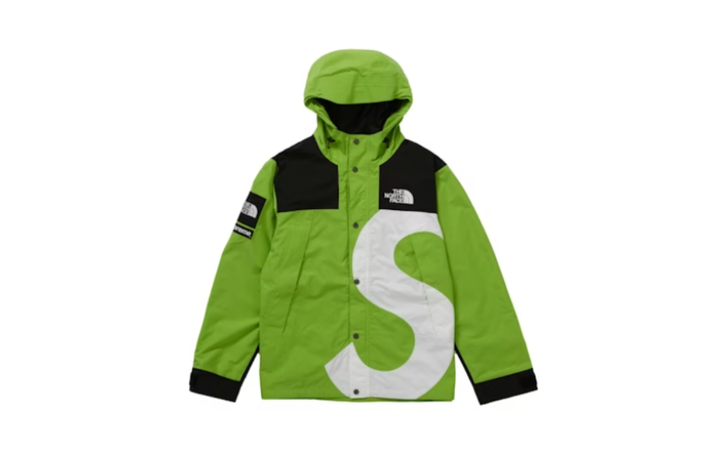 Supreme x The North Face S Logo Mountain Jacket Lime
