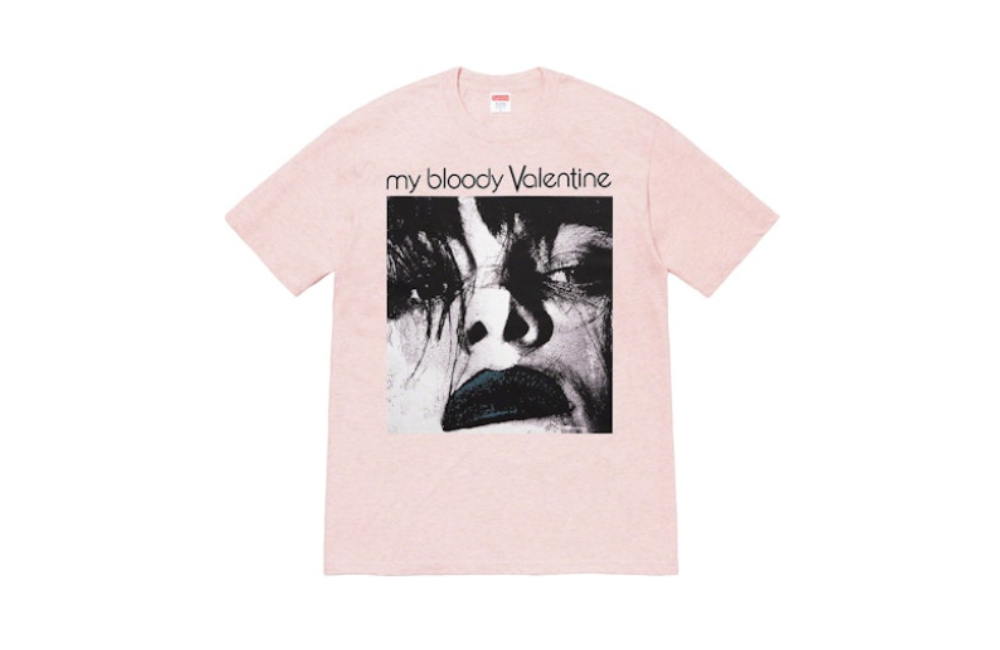 Supreme My Bloody Valentine Feed Me With Your Kiss Tee Heather Pink