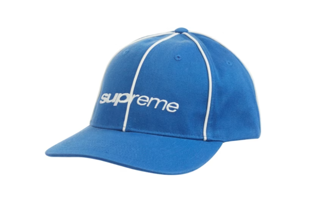 Supreme Piping 6-Panel (FW22) 'Blue'