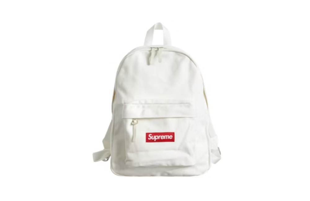 Supreme Canvas Backpack White