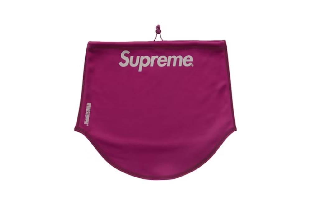 Supreme x WINDSTOPPER Neck Gaiter Purple