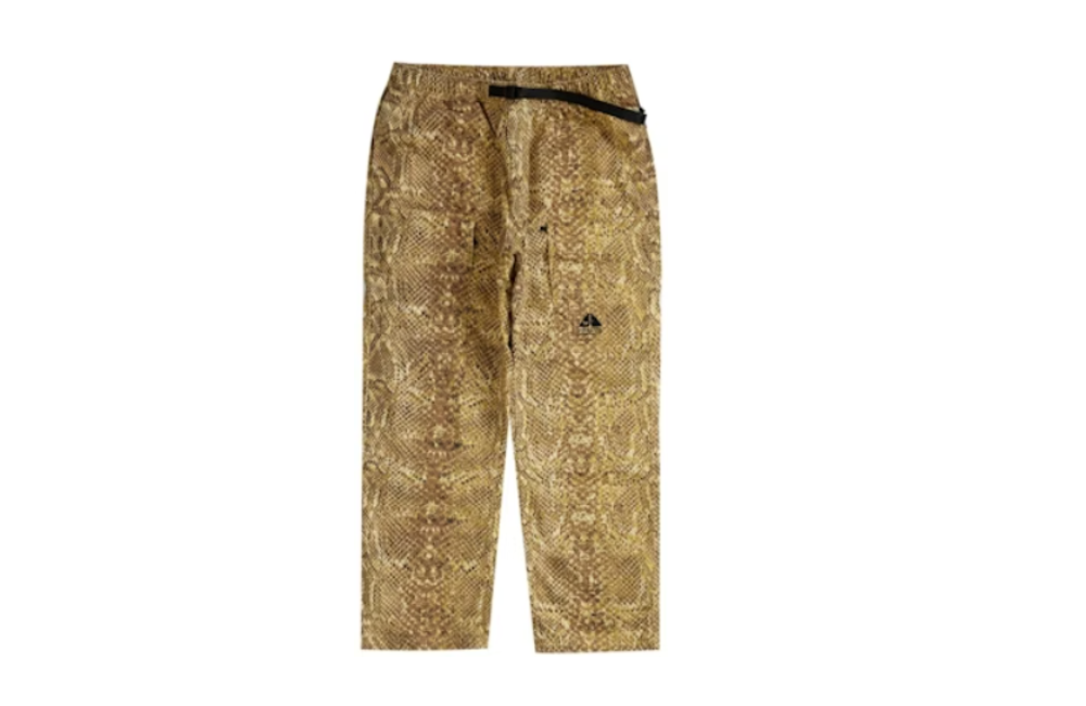Supreme Nike ACG Belted Denim Pant Gold Snakeskin