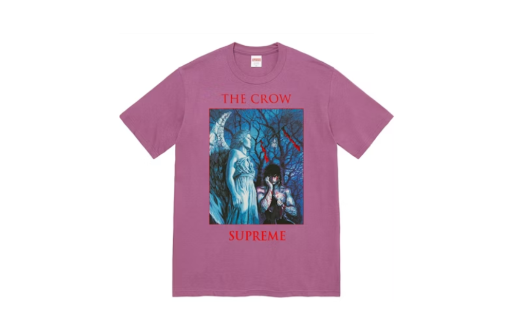 Supreme/The Crow Tee Plum